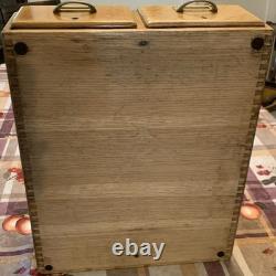 Vintage Quarter Sawn Oak 2 Drawer Index Card File Cabinet Dovetailed
