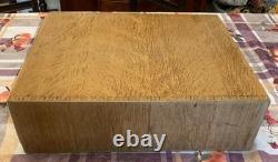 Vintage Quarter Sawn Oak 2 Drawer Index Card File Cabinet Dovetailed