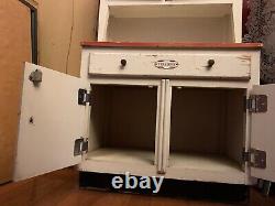 Vintage Sellers Salesman Sample / Children's Hoosier Kitchen Cabinet / Hutch