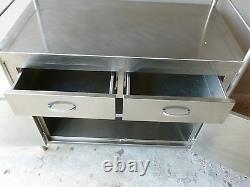 Vintage Shampaine Co. Industrial Steampunk Stainless Steel Surgical Cabinet