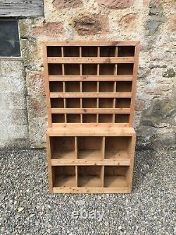 Vintage Shop Fitting / Pigeon Hole Unit / Store Cupboard