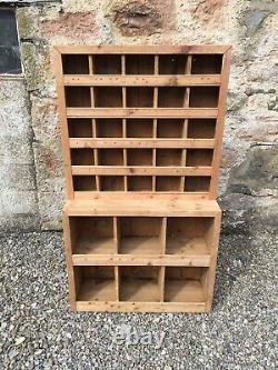 Vintage Shop Fitting / Pigeon Hole Unit / Store Cupboard