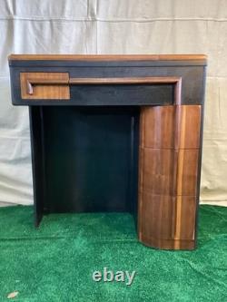 Vintage Singer Art Deco Cabinet, Waterfall
