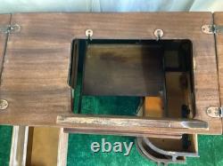 Vintage Singer Art Deco Cabinet, Waterfall
