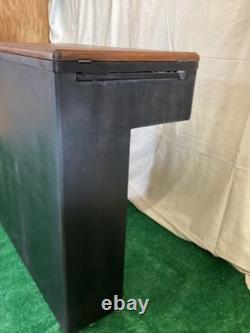 Vintage Singer Art Deco Cabinet, Waterfall