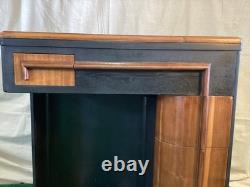 Vintage Singer Art Deco Cabinet, Waterfall