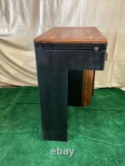 Vintage Singer Art Deco Cabinet, Waterfall