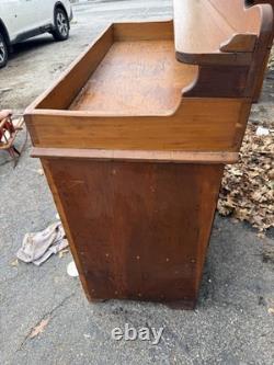 Vintage Solid Wood Dry Sink Early American Farmhouse Style