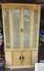 Vintage Stanley Furniture Faux Bamboo China Cabinet