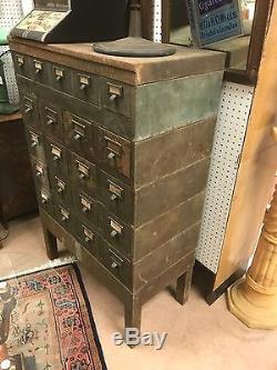 Vintage Steampunk industrial file cabinet