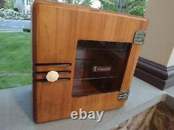 Vintage Sterilizer Wooden Cabinet Medical Dental Apothecary Barber Art Deco