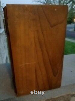 Vintage Sterilizer Wooden Cabinet Medical Dental Apothecary Barber Art Deco