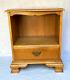 Vintage Taylor Jamestown Solid Maple Nightstand Rare