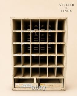 Vintage USPS Brass Postal Box Cabinet University of Alabama