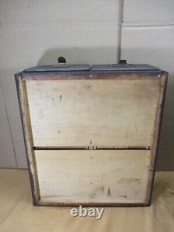 Vintage WEIS Arts & Crafts 6 Drawer Wood Index Card File Cabinet Stacking