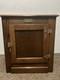 Vintage White Clad Simmons Oak Wood Ice Box Nightstand Cabinet Chest End Table
