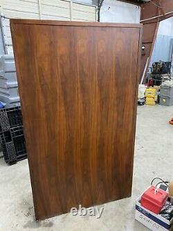 Vintage Walnut Library Card Catalog Cabinet