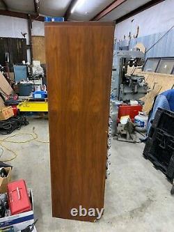 Vintage Walnut Library Card Catalog Cabinet