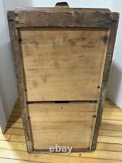 Vintage Weis Single Drawer Wood Card Catalog-Index File Cabinet Oak Box