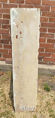 Vintage White Wooden Cupboard Wall Hanging Cabinet Retro Storage Decor 37 Shelf