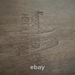 Vintage Wood & Glass Illuminated Display Cabinet