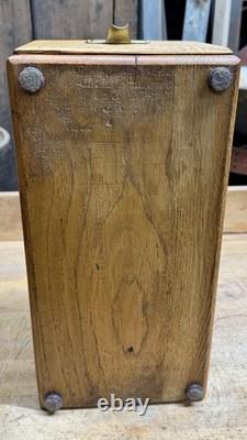 Vintage Wood Imperial Card Catalog 1 Drawer Tiger Oak Library Desk File Cabinet