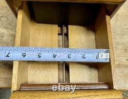 Vintage Wood Imperial Card Catalog 1 Drawer Tiger Oak Library Desk File Cabinet