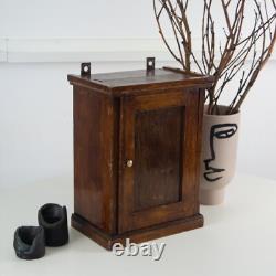 Vintage Wood Medicine Cabinet. Bath Wall Cabinet. Vintage Wall Bar Cabinet