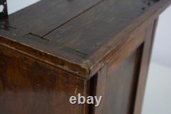 Vintage Wood Medicine Cabinet. Bath Wall Cabinet. Vintage Wall Bar Cabinet