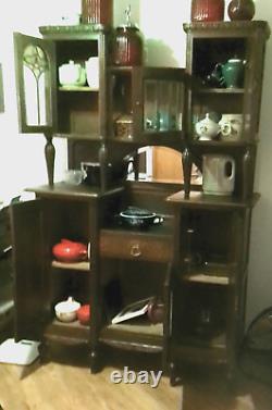 Vintage Wood Two Tier Cabinet excellent condition