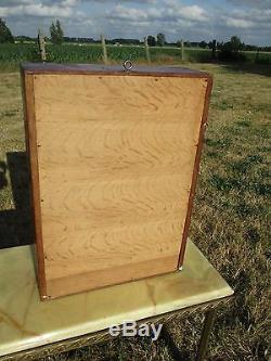 Vintage Wood medicine Apothecary Cabinet Special Shaped Glass mirror