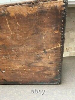 Vintage Wooden 2 Drawer Library Card Catalog Box Index File Cabinet