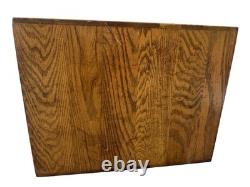 Vintage Wooden Card Catalog Cabinet Apothecary Style Storage