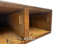 Vintage Wooden Card Catalog Cabinet Apothecary Style Storage