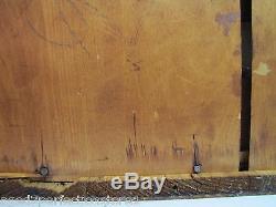 Vintage Wooden Card Catalog File Cabinet Single Drawer Dovetailed Wood Box