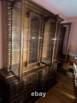 Vintage Wooden china cabinet antique