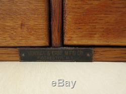 Vintage Yawman & Erbe Tiger Oak Card Catalogue / File Cabinet