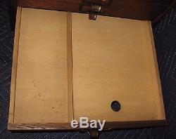 Vintage Yawman & Erbe Tiger Oak Seven Drawer Stacking Flat File Cabinet Section