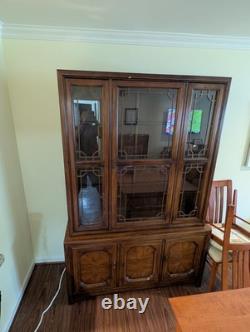 Vintage antique china cabinet hutch