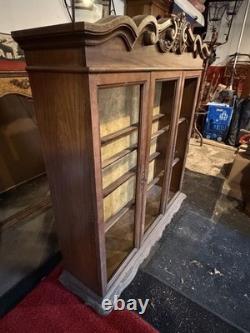 Vintage antique china cabinet hutch