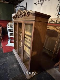 Vintage antique china cabinet hutch