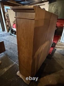 Vintage antique china cabinet hutch