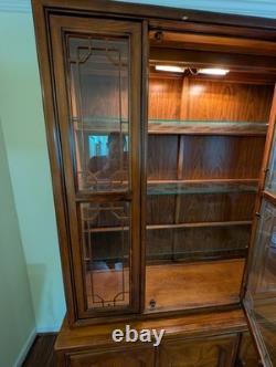 Vintage antique china cabinet hutch