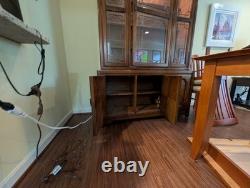 Vintage antique china cabinet hutch