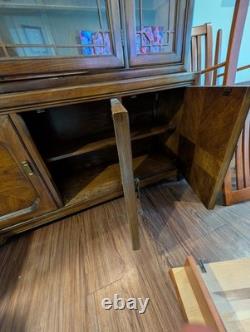 Vintage antique china cabinet hutch