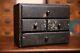 Vintage Apothecary Cabinet Wood Drawer Jewelry Box Chest Black Antique Organizer