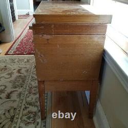 Vintage card catalog cabinet