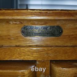 Vintage card catalog cabinet