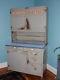 Vintage Hoosier Style Kitchen Cabinet By Mcdougall Original Green Paint