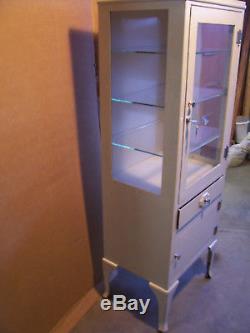 Vintage metal doctor cabinet